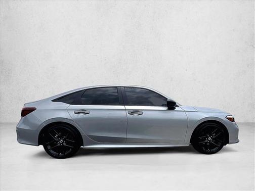 Solar Silver Metallic 2025 Honda Civic Sport
