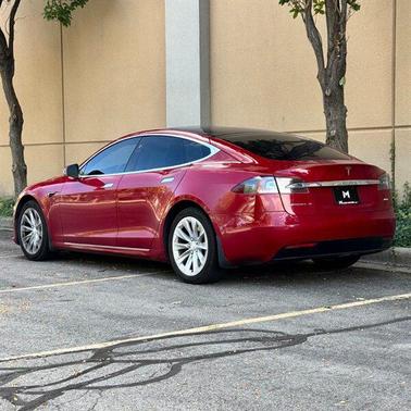 Red Multi-Coat 2017 Tesla Model S 100D