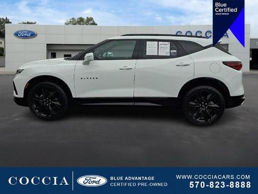 Summit White 2019 Chevrolet Blazer RS