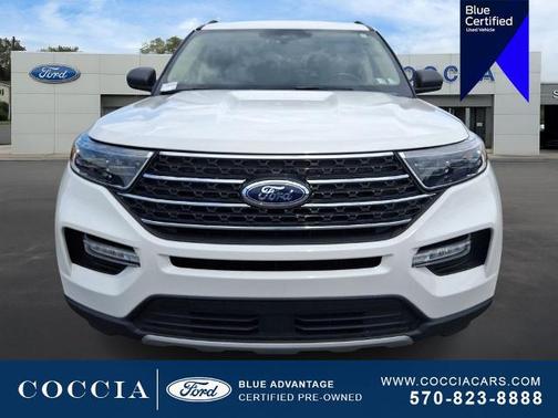 STAR WHITE MET TRI-COAT 2023 Ford Explorer XLT