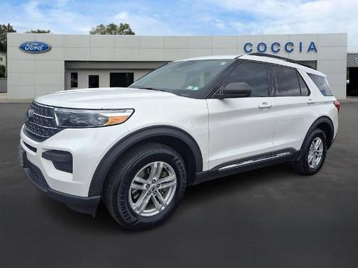 STAR WHITE MET TRI-COAT 2021 Ford Explorer XLT