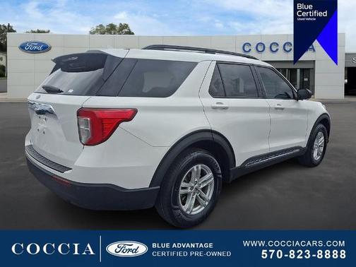 STAR WHITE MET TRI-COAT 2021 Ford Explorer XLT