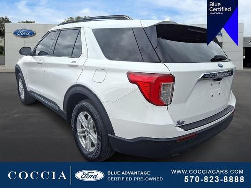 STAR WHITE MET TRI-COAT 2021 Ford Explorer XLT