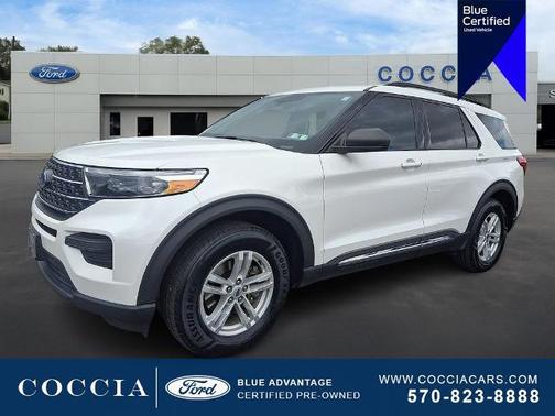 STAR WHITE MET TRI-COAT 2021 Ford Explorer XLT