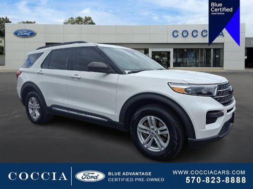 STAR WHITE MET TRI-COAT 2021 Ford Explorer XLT