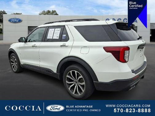 STAR WHITE MET TRI-COAT 2020 Ford Explorer ST