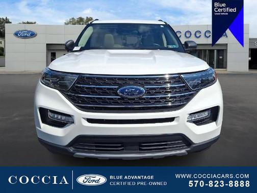 STAR WHITE MET TRI-COAT 2023 Ford Explorer XLT