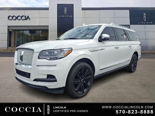 PRISTINE WHITE METALLIC 3C 2023 Lincoln Navigator L RESERVE