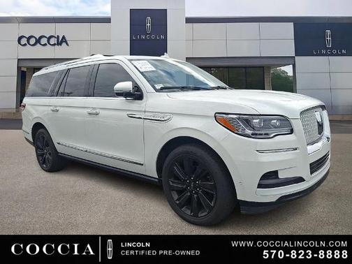 PRISTINE WHITE METALLIC 3C 2023 Lincoln Navigator L RESERVE