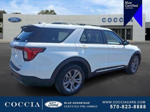 STAR WHITE MET TRI-COAT 2025 Ford Explorer ACTIVE