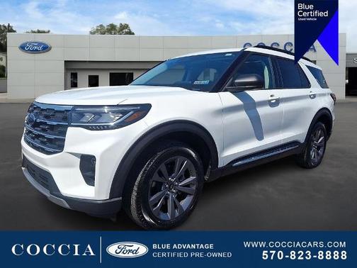 STAR WHITE MET TRI-COAT 2025 Ford Explorer ACTIVE