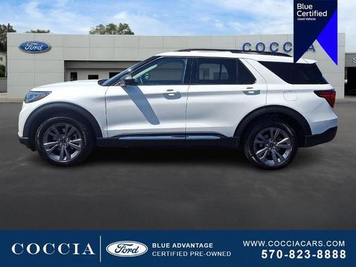 STAR WHITE MET TRI-COAT 2025 Ford Explorer ACTIVE