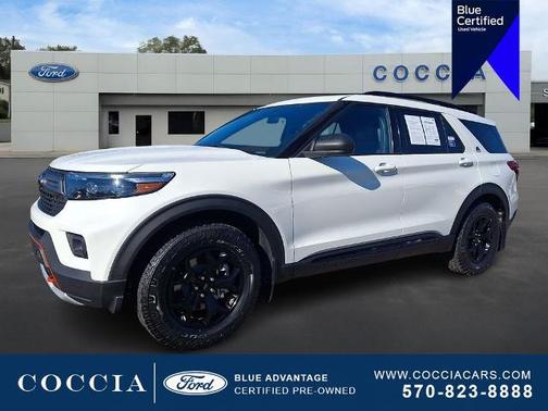STAR WHITE MET TRI-COAT 2022 Ford Explorer TIMBERLINE