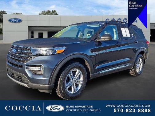 STONE BLUE METALLIC 2023 Ford Explorer XLT
