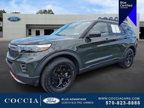 FORGED GREEN METALLIC 2023 Ford Explorer TIMBERLINE