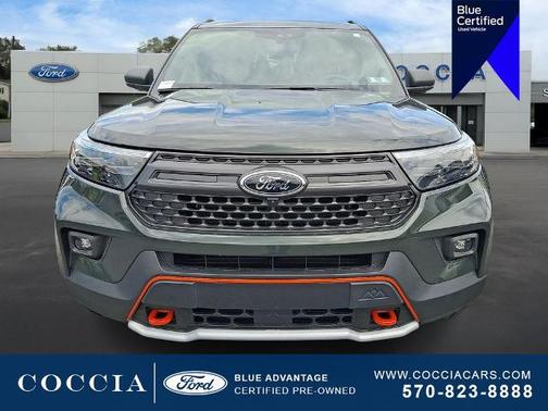 FORGED GREEN METALLIC 2023 Ford Explorer TIMBERLINE