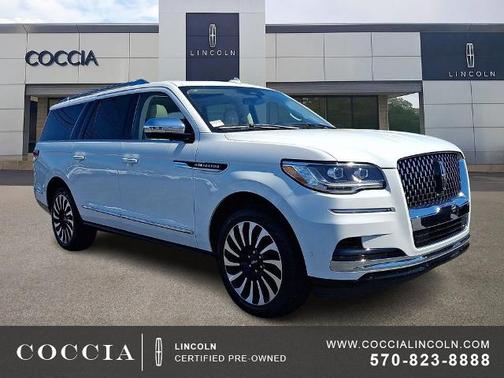 PRISTINE WHITE METALLIC 3C 2024 Lincoln Navigator L L BLACK LABEL
