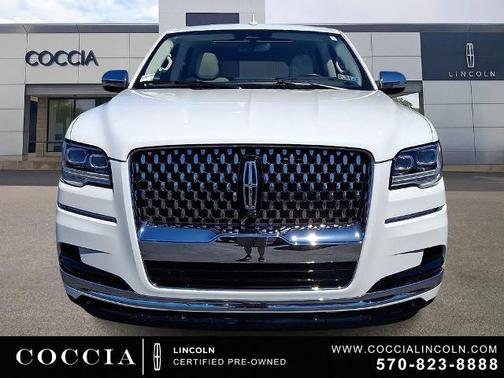PRISTINE WHITE METALLIC 3C 2024 Lincoln Navigator L L BLACK LABEL
