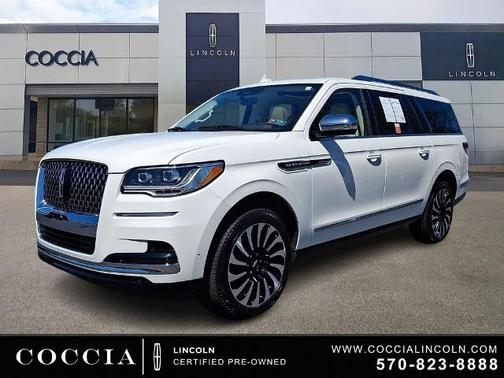 PRISTINE WHITE METALLIC 3C 2024 Lincoln Navigator L L BLACK LABEL