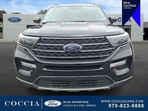 AGATE BLACK METALLIC 2023 Ford Explorer XLT