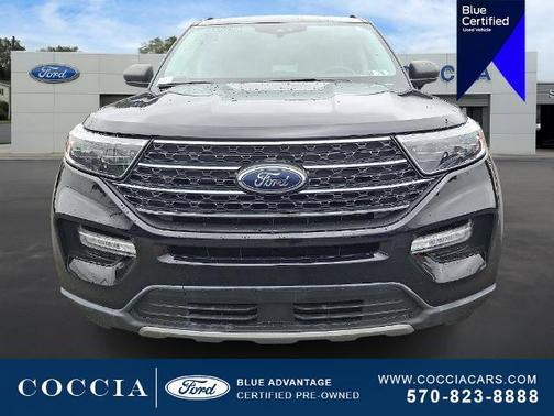 AGATE BLACK METALLIC 2023 Ford Explorer XLT