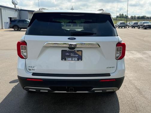 Star White Metallic Tri-Coat 2021 Ford Explorer XLT