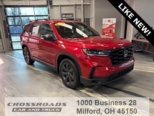 Radiant Red Metallic II 2025 Honda Pilot Sport