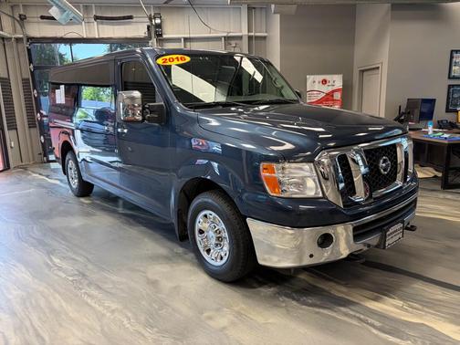 Arctic Blue Metallic 2016 Nissan NV Passenger NV3500 HD SL V8