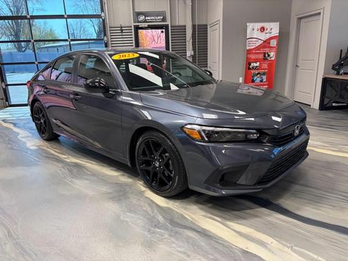 Meteorite Gray Metallic 2023 Honda Civic Sport