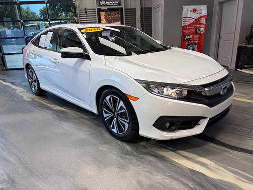 White Orchid Pearl 2018 Honda Civic EX