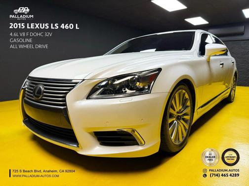 White 2015 Lexus LS 460 L