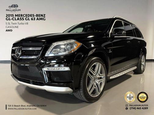 Black 2015 Mercedes-Benz GL-Class GL 63 AMG