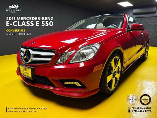 2011 Mercedes-Benz E-Class E 550 Convertible 2D