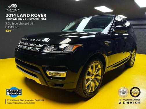 Black 2014 Land Rover Range Rover Sport Supercharged HSE