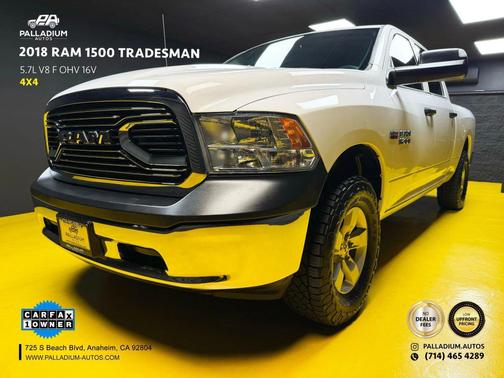 Bright White Clearcoat 2018 RAM 1500 Tradesman