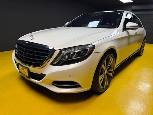 White 2016 Mercedes-Benz S-Class S 550 Sedan 4D