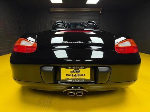 Black 2002 Porsche Boxster S