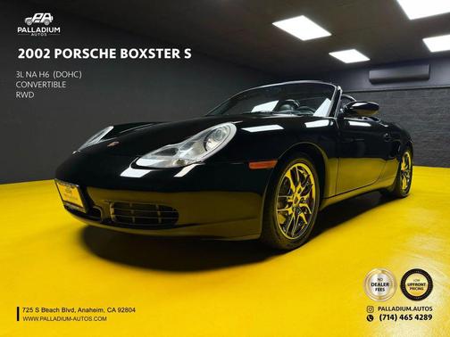 Black 2002 Porsche Boxster S