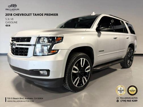 Silver 2018 Chevrolet Tahoe Premier