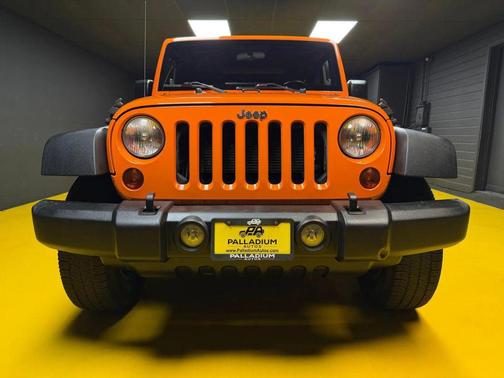Orange 2012 Jeep Wrangler Unlimited Sport