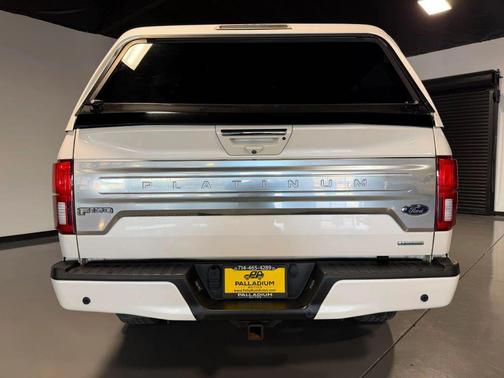 White Platinum Metallic Tri-Coat 2018 Ford F-150 Platinum