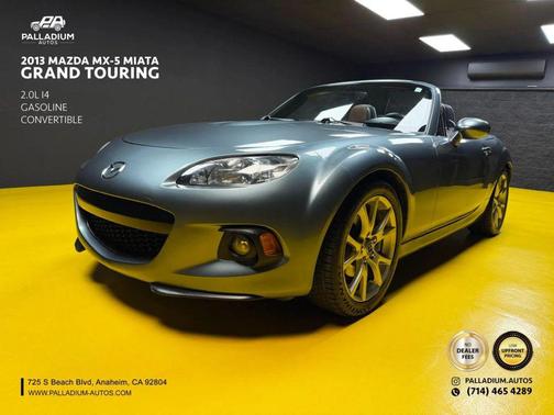 Blue 2013 Mazda MX-5 Miata Grand Touring