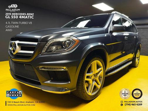 Grey 2015 Mercedes-Benz GL-Class 4MATIC
