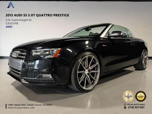 Black 2013 Audi S5 3.0T Prestige