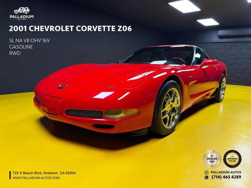 Red 2001 Chevrolet Corvette Z06
