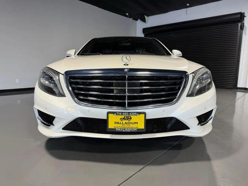 White 2014 Mercedes-Benz S-Class S 550 Sedan 4D