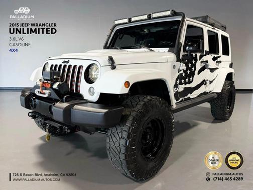 Bright White Clearcoat 2015 Jeep Wrangler Unlimited Sport Altitude