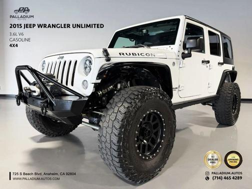 Bright White Clearcoat 2015 Jeep Wrangler Unlimited Rubicon