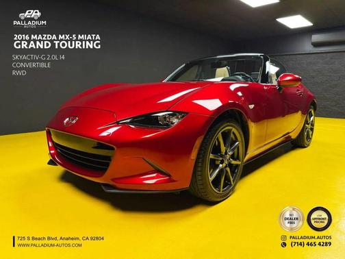 Red 2016 Mazda MX-5 Miata Grand Touring