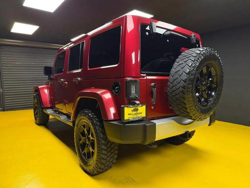 Deep Cherry Red Crystal Pearlcoat 2012 Jeep Wrangler Unlimited Sahara